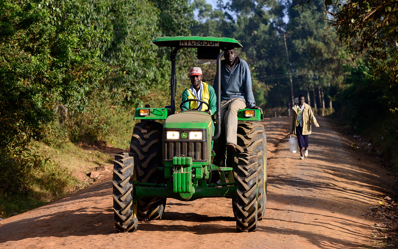 Kenia: Mechanisierung der Landwirtschaft. Photo: Jörg Böthling/GIZ